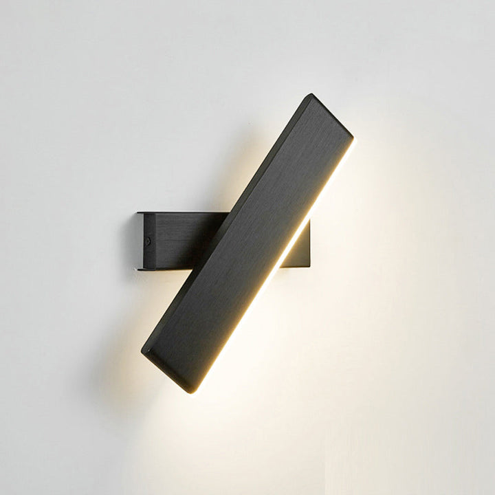 Swivelable Bar Shaped Wall Light Modern Aluminum LED Wall Light Sconce for Bedroom | Stornfield