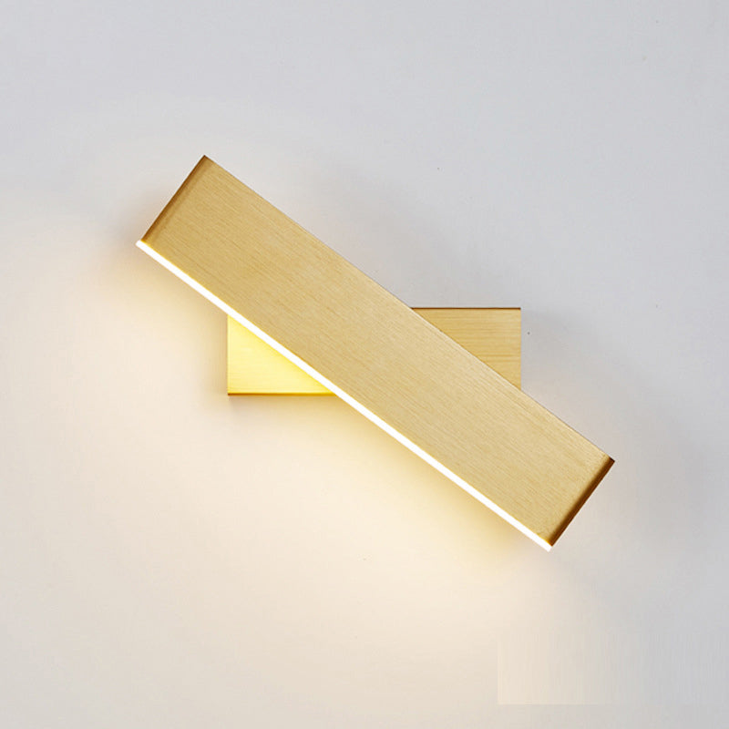 Swivelable Bar Shaped Wall Light Modern Aluminum LED Wall Light Sconce for Bedroom | Stornfield