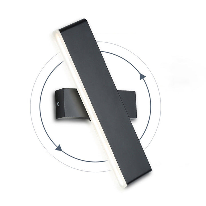 Swivelable Bar Shaped Wall Light Modern Aluminum LED Wall Light Sconce for Bedroom | Stornfield