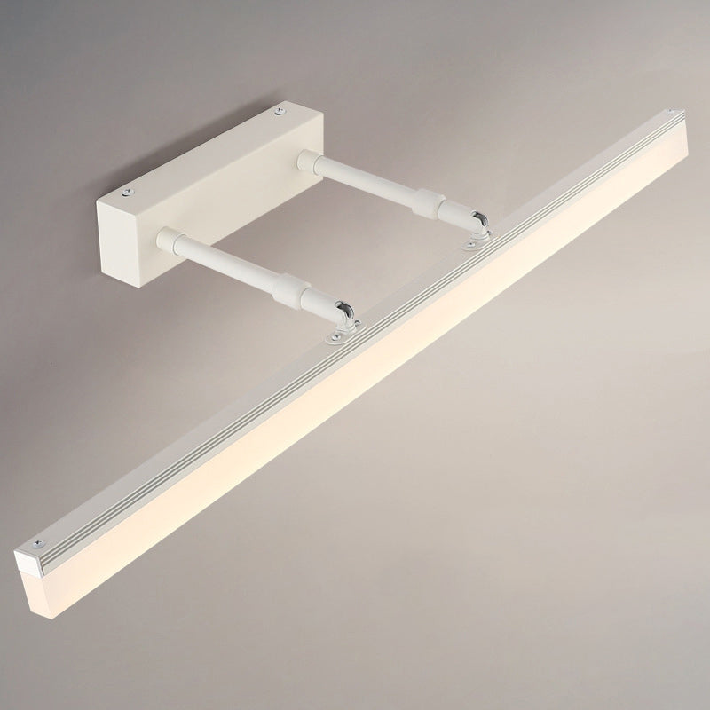 Retractable Stick Vanity Sconce Light Minimalistic Acrylic Bathroom LED Wall Mount Light Fixture | Stornfield