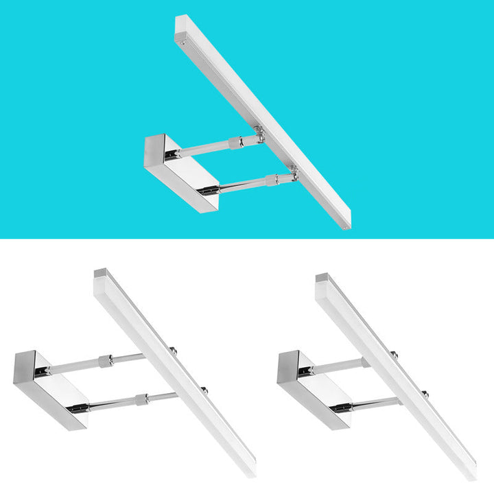 Retractable Stick Vanity Sconce Light Minimalistic Acrylic Bathroom LED Wall Mount Light Fixture | Stornfield