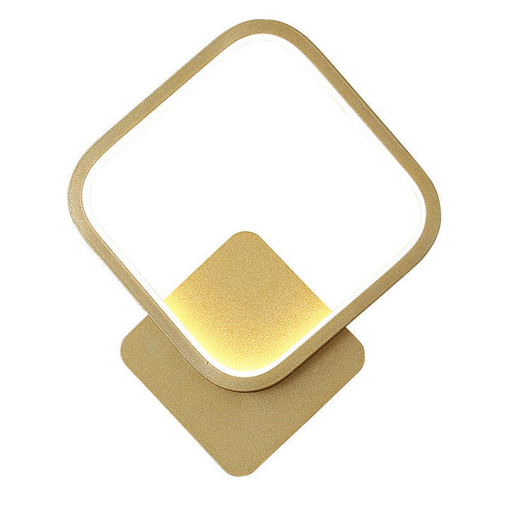 Stornfield | Lampe murale géométrique blanche simplicité LED lampe murale en métal lumière murale pour escalier
