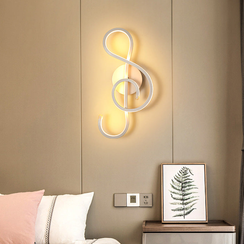Stornfield | Lampe murale géométrique blanche simplicité LED lampe murale en métal lumière murale pour escalier