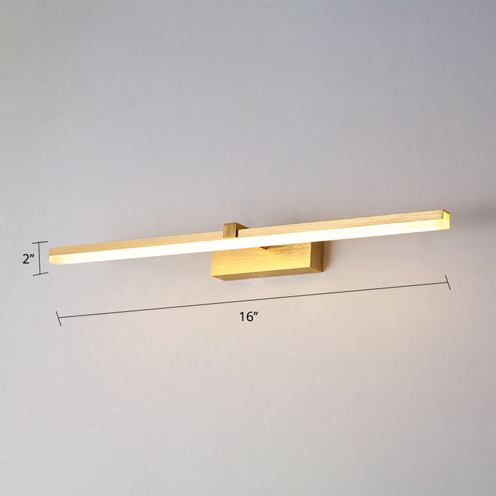 Gold Bathroom Lamp LED Modern Design | Stornfield