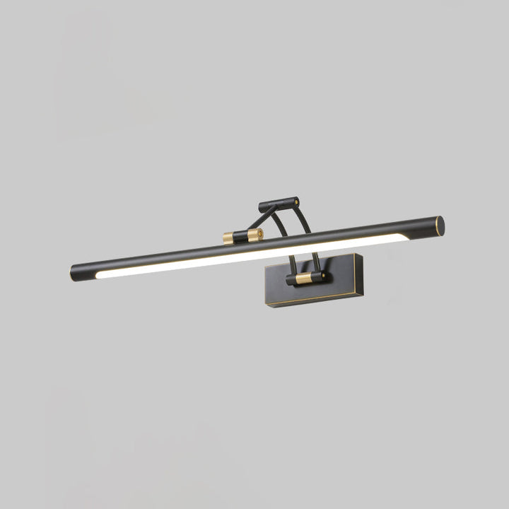 Minimalist Tube Shaped Vanity Light Fixture Acrylic LED Wall Mount Lamp with 3-Joint Swing Arm | Stornfield