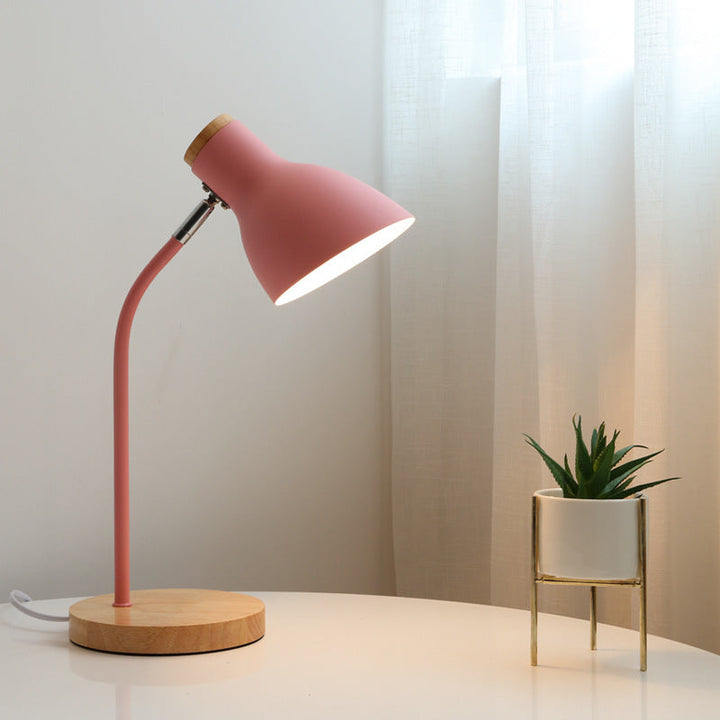 Stornfield | Swivel Flashlight Shape Macaron Metal 1-Light Table Lamp Night Light for Kids Bedroom