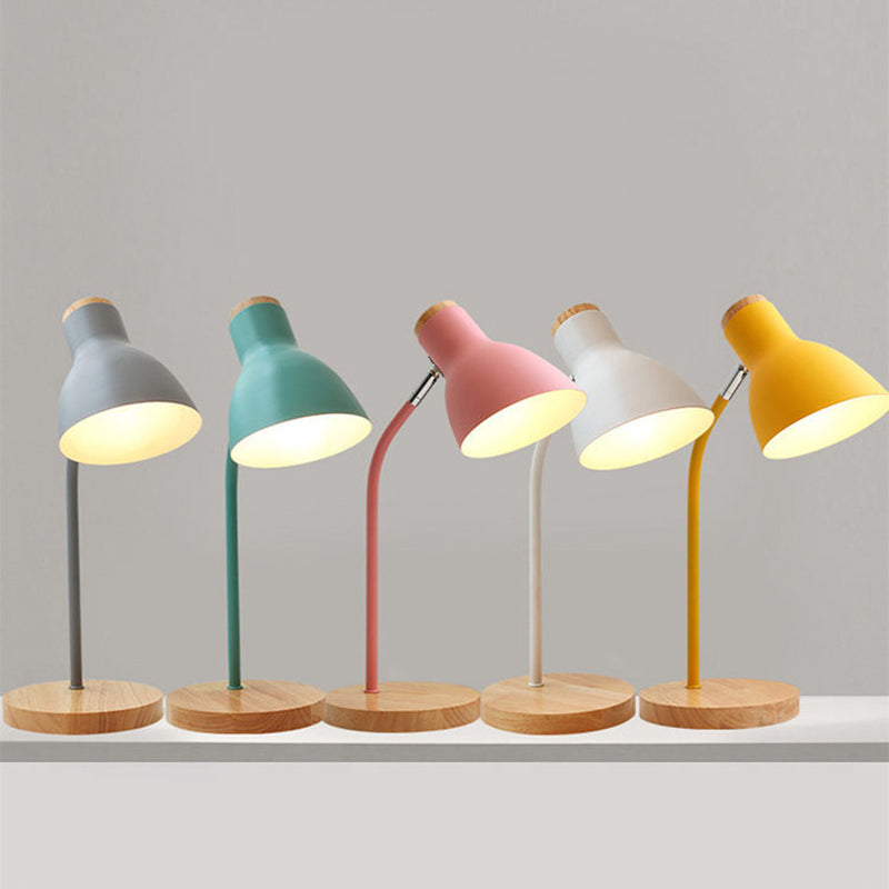 Stornfield | Swivel Flashlight Shape Macaron Metal 1-Light Table Lamp Night Light for Kids Bedroom