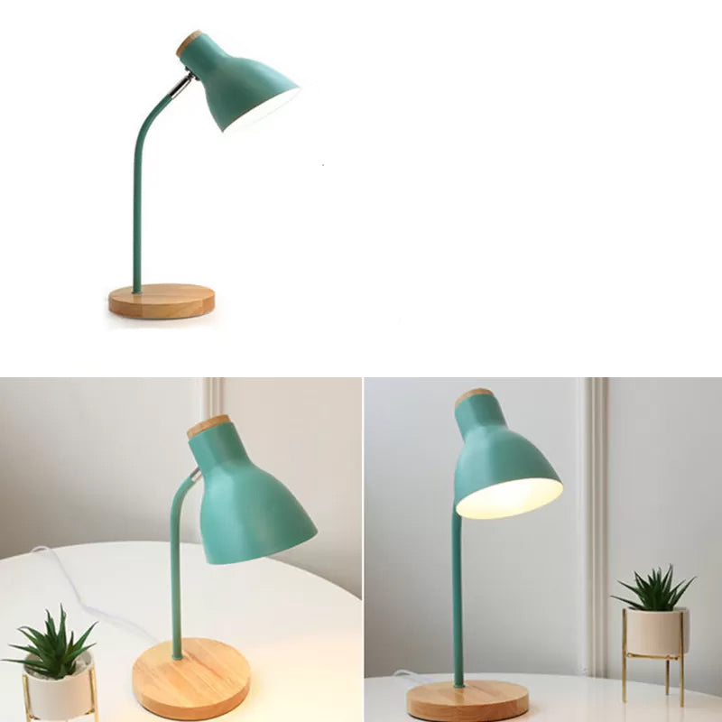 Stornfield | Swivel Flashlight Shape Macaron Metal 1-Light Table Lamp Night Light for Kids Bedroom