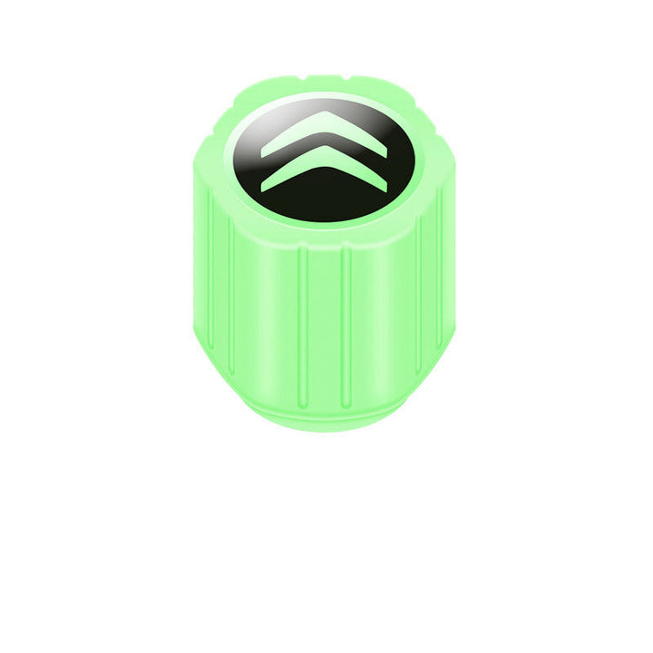 20-Pack Neon Green Glow Tire Valve Caps – No Battery Needed, Universal Fit Stornfield