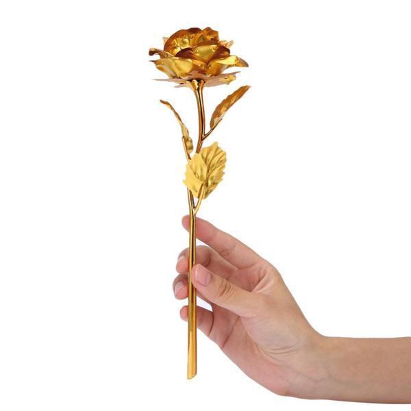 24K Gold Foil Rose With Box | Stornfield