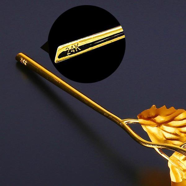 24K Gold Foil Rose With Box | Stornfield