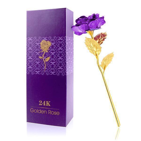 24K Gold Foil Rose With Box | Stornfield
