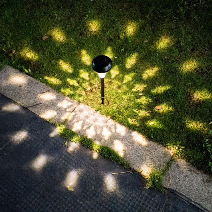 Modern Solar Glass Cone LED Outdoor Garden Ground Insert Landscape Light | Stornfield