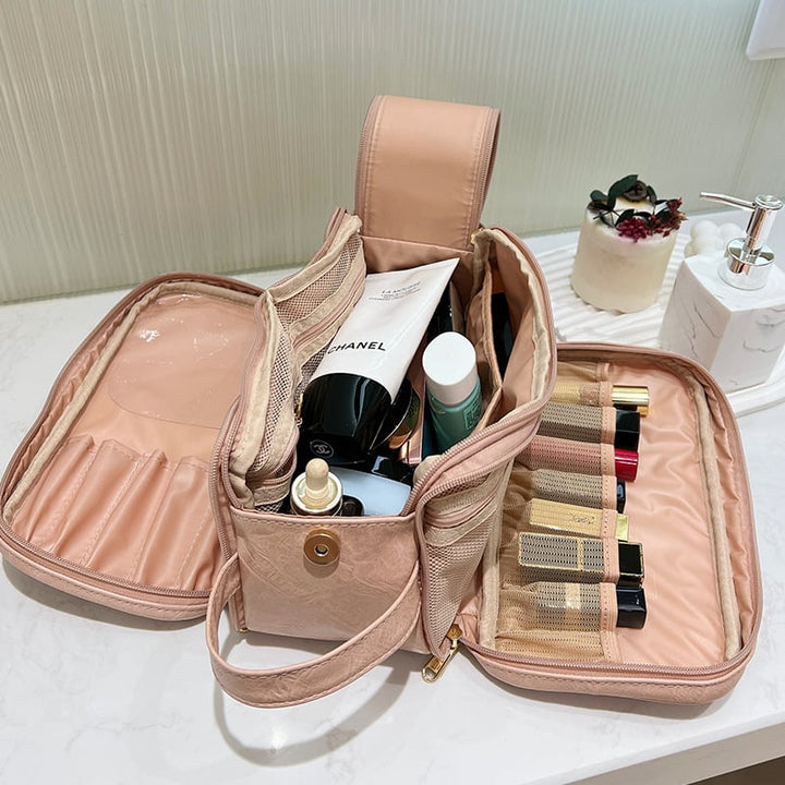 Portable cosmetics bag with large capacity | Stornfield