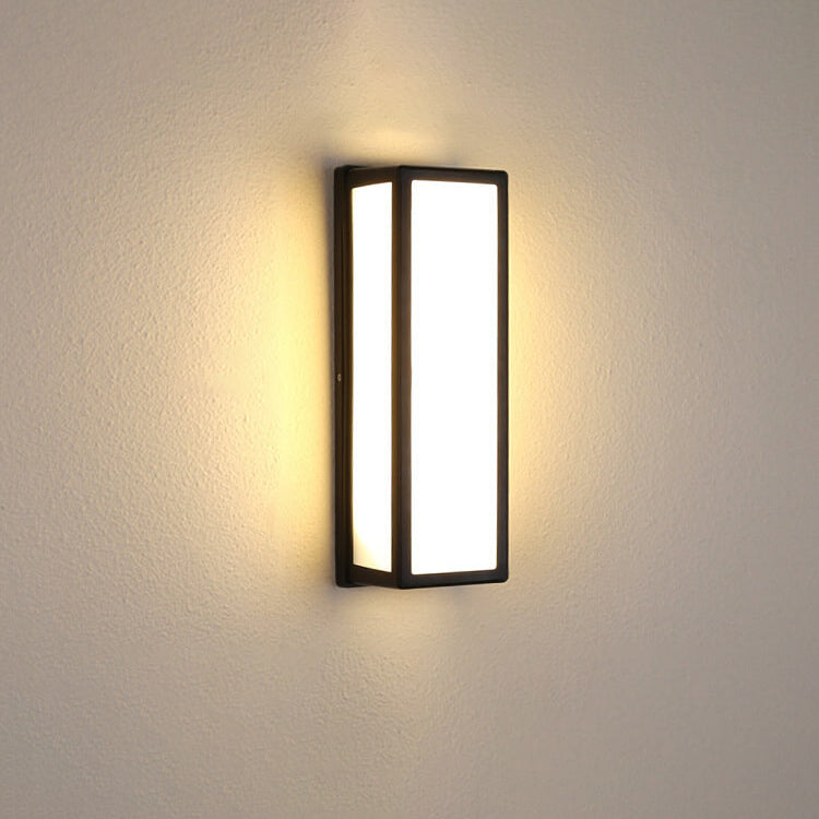 Modern Creative Geometry Aluminum Outdoor Waterproof LED Wall Sconce Lamp | Stornfield