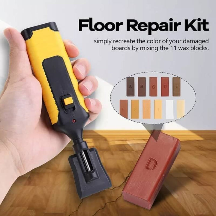 Stornfield | Wood Surface Repair Kit | 11 Wax Blocks & Heat Pen | Furniture, Floors & Cabinets