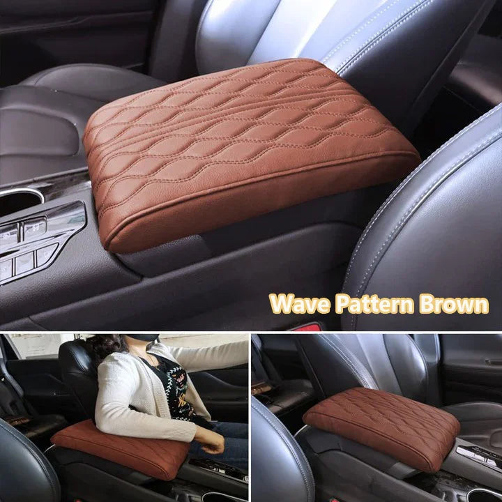 Stornfield | Armrest cushion in leather (Universal style)