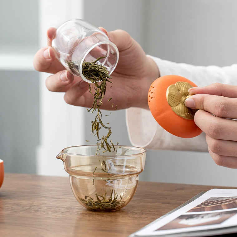 Mini Pumpkin Ceramic Teapot Set | Stornfield