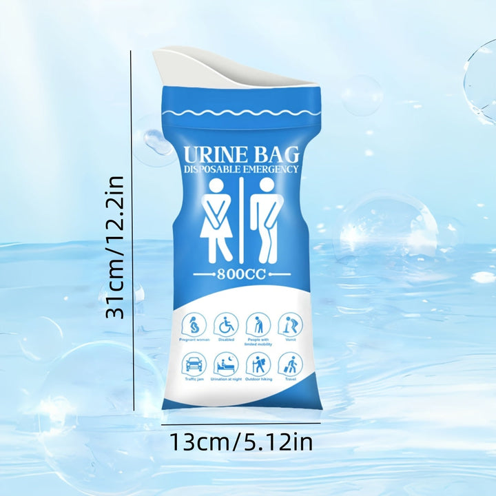 Disposable Urine Bag 800 ml for Car & Travel | Stornfield