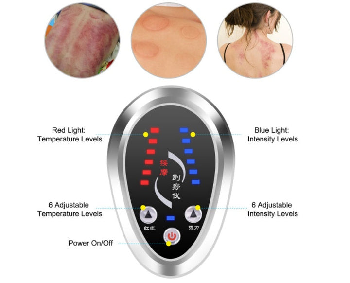 Wireless Gua Sha Vacuum Suction Massage, Negative Pressure Magnet Therapy. | Stornfield