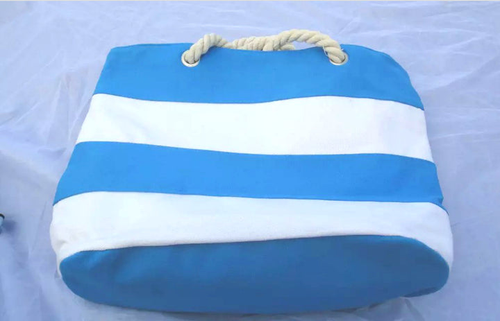 Stylish Beach Bag Made of Durable Canvas with Unique Rope Handle Stornfield