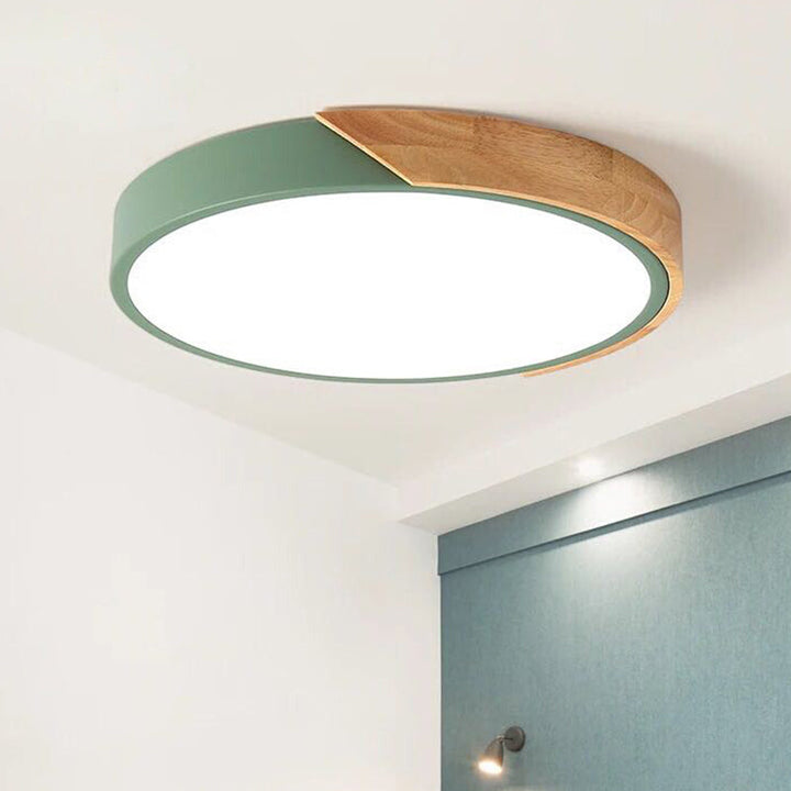 Modern LED Ceiling Lamp for Bedroom - Energy-Saving Acrylic and Metal Recessed Light, Various Colors | Stornfield