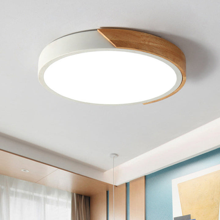 Modern LED Ceiling Lamp for Bedroom - Energy-Saving Acrylic and Metal Recessed Light, Various Colors | Stornfield
