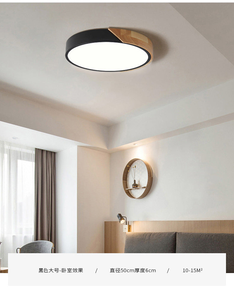 Modern LED Ceiling Lamp for Bedroom - Energy-Saving Acrylic and Metal Recessed Light, Various Colors | Stornfield