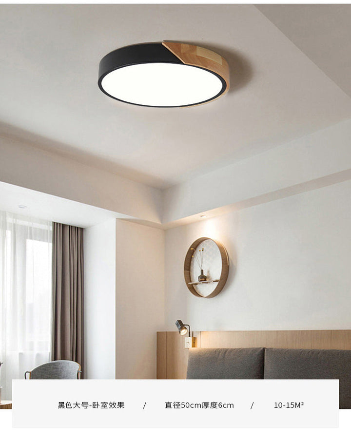 Modern LED Ceiling Lamp for Bedroom - Energy-Saving Acrylic and Metal Recessed Light, Various Colors | Stornfield