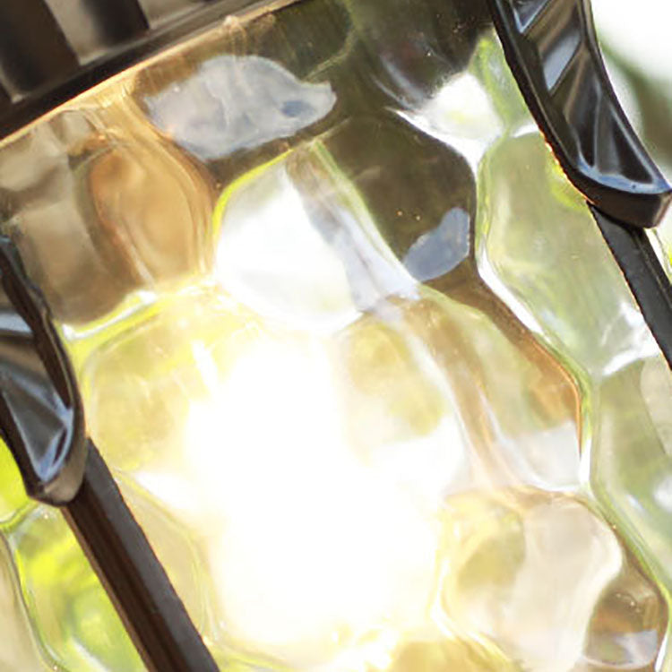 Traditional European Cylinder Lantern Aluminum Glass 1-Light Outdoor Wall Sconce Lamp For Outdoor Patio | Stornfield
