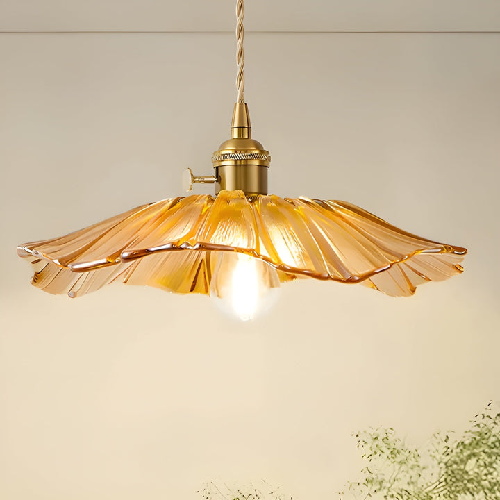 Hanging lamp with floral motif – Warm light & stylish design | For your home | Stornfield
