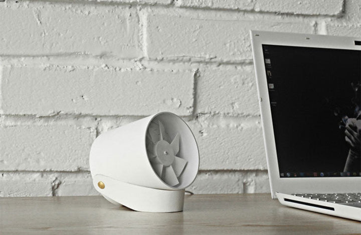 Whisper-quiet USB Powered Portable Fan - Touch to Enjoy Soft Breeze | Stornfield