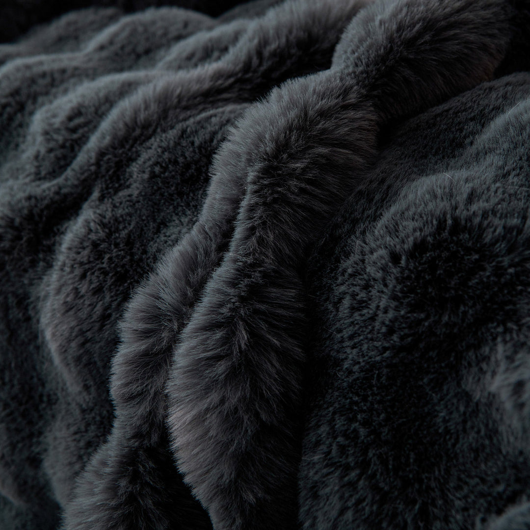 Luxe Ripple Faux Fur Sofa Cover - Modern, Stylish & Durable Sofa Protection | Stornfield