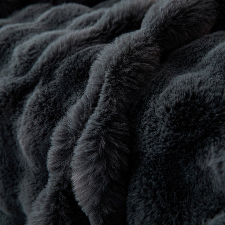 Luxe Ripple Faux Fur Sofa Cover - Modern, Stylish & Durable Sofa Protection | Stornfield