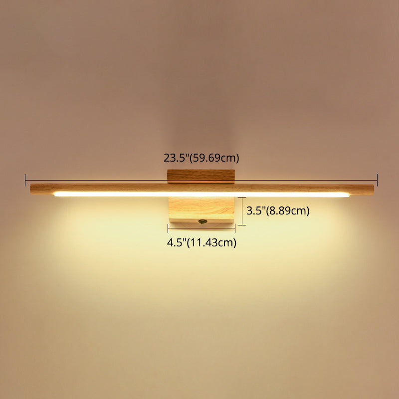 Stornfield | LED Wooden Wall Lamp Simplicity Residence Lights for Bathroom
