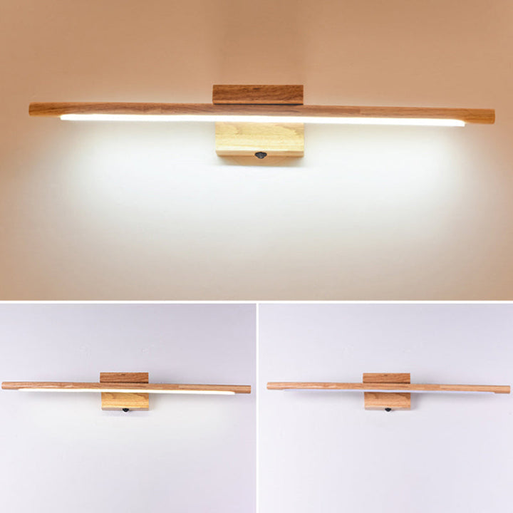 Stornfield | LED Wooden Wall Lamp Simplicity Residence Lights for Bathroom