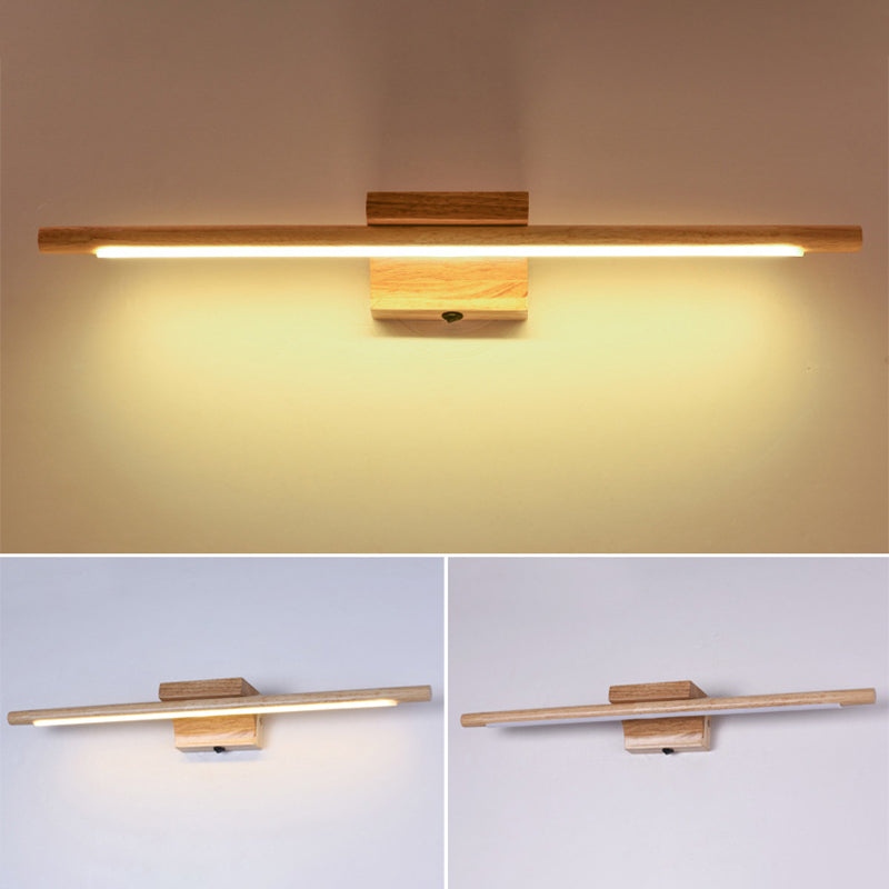 Stornfield | LED Wooden Wall Lamp Simplicity Residence Lights for Bathroom