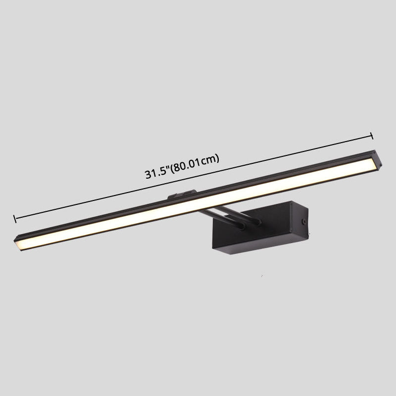 Linear Vanity Light Modern Minimalist Style Metal Single Vanity Light | Stornfield