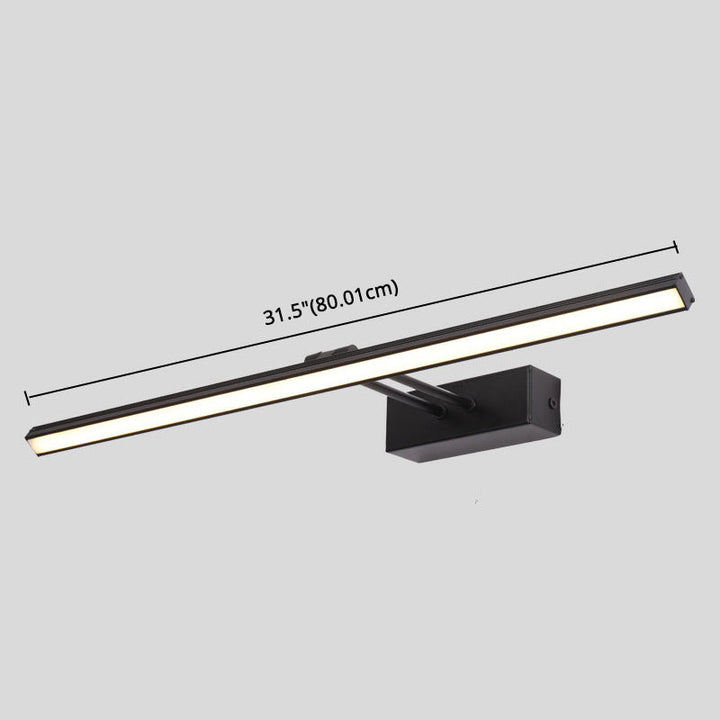 Linear Vanity Light Modern Minimalist Style Metal Single Vanity Light | Stornfield