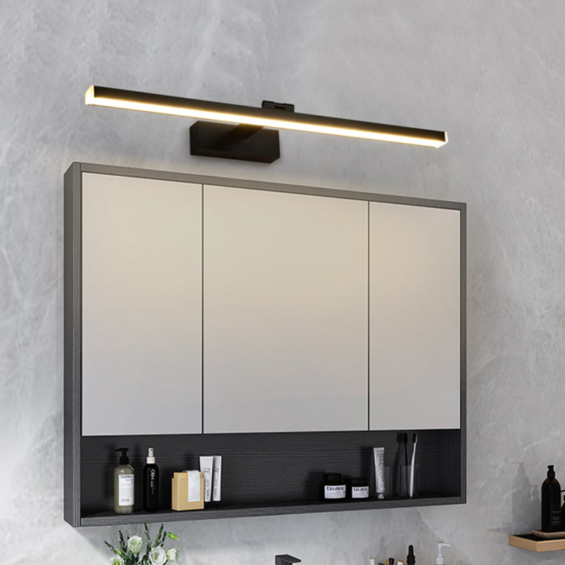 Armed Vanity Wall Light Fixtures Modern Minimalist Style Metal Single Vanity Light | Stornfield
