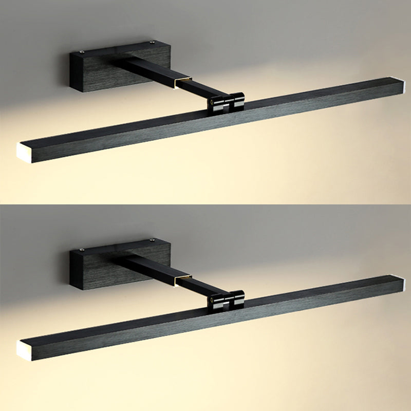 Armed Vanity Wall Light Fixtures Modern Minimalist Style Metal Single Vanity Light | Stornfield