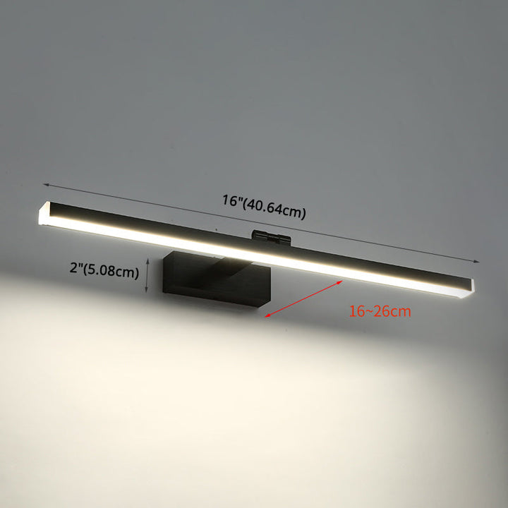 Armed Vanity Wall Light Fixtures Modern Minimalist Style Metal Single Vanity Light | Stornfield