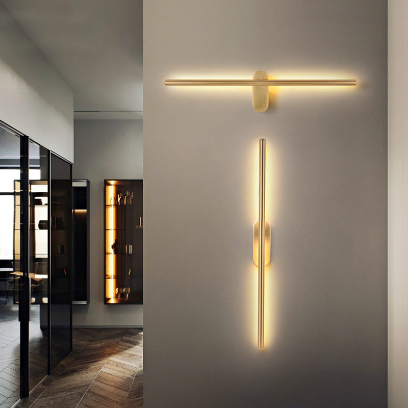 Stornfield | Linear Striped Wall Light Modern Metal Wall Lamp for Bedroom Living Room