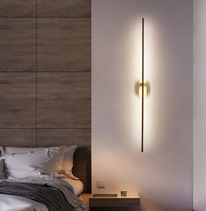 Stornfield | Linear Striped Wall Light Modern Metal Wall Lamp for Bedroom Living Room