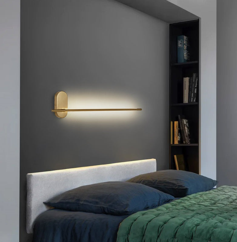 Stornfield | Linear Striped Wall Light Modern Metal Wall Lamp for Bedroom Living Room