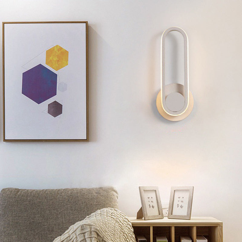 Regular Modern Sconce Light Fixture LED Metal Bedside Wall Lamps with Rotatable Head | Stornfield