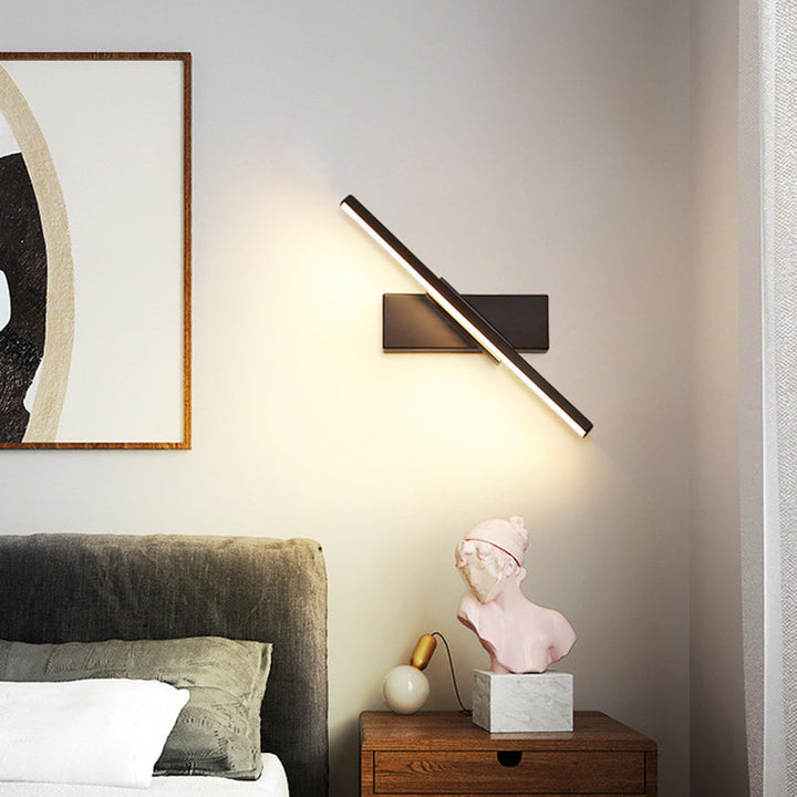 Regular Modern Sconce Light Fixture LED Metal Bedside Wall Lamps with Rotatable Head | Stornfield