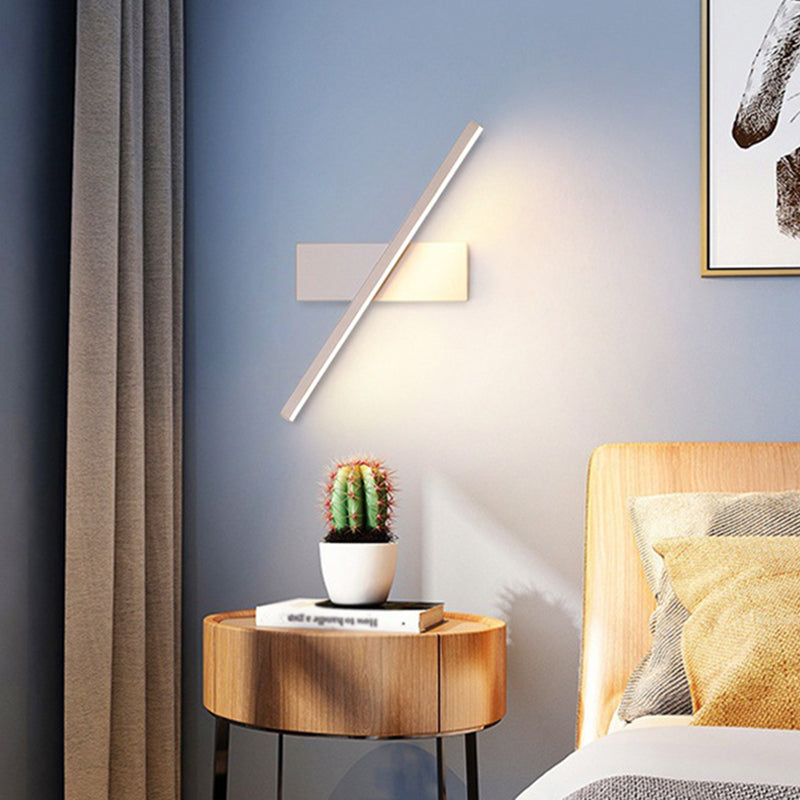 Regular Modern Sconce Light Fixture LED Metal Bedside Wall Lamps with Rotatable Head | Stornfield