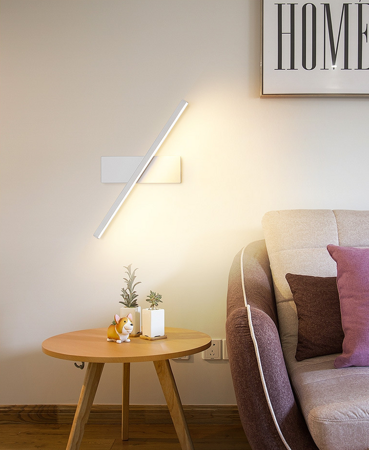 Regular Modern Sconce Light Fixture LED Metal Bedside Wall Lamps with Rotatable Head | Stornfield