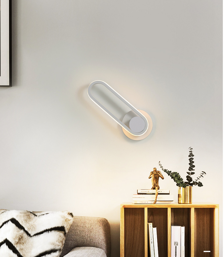 Regular Modern Sconce Light Fixture LED Metal Bedside Wall Lamps with Rotatable Head | Stornfield